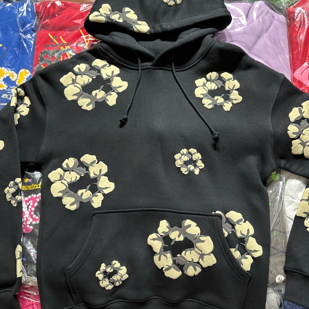 Denim Tears X Cactus Plant Flea Market Cactus Tears Wreath Hoodie - Picture 5 of 8